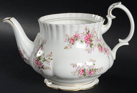 Lavender Rose Teapot No Lid