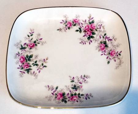 Lavender Rose 6" Rectangular Tray