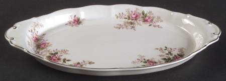 Lavender Rose Tray for Creamer & Open Sugar