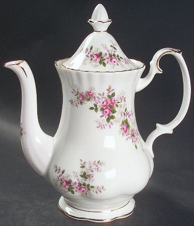 Lavender Rose Small Coffee Pot & Lid
