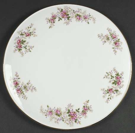 Lavender Rose Cake Plate