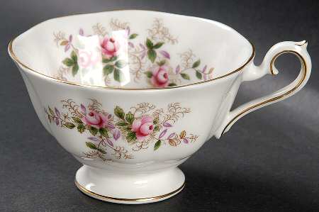 Lavender Rose Footed Cup