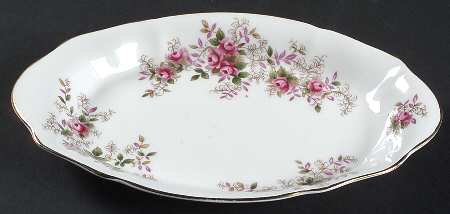 Lavender Rose Tray for Mini Creamer & Open Sugar