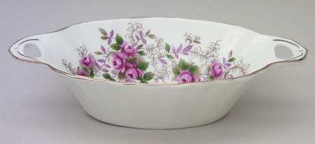 Lavender Rose 5" Oval Sweet Meat Dish by Royal Albert