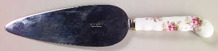 Lavender Rose Pie Server with Stainless Blade by Royal Albert