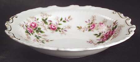 Lavender Rose Round Sweet Meat Dish