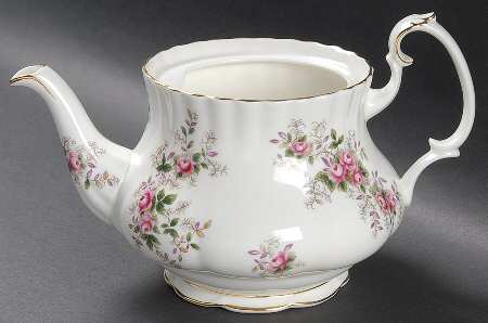 Lavender Rose Small Teapot No Lid