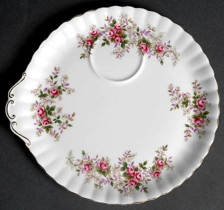 Lavender Rose Snack Plate
