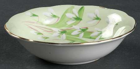 Laurentian Snowdrop Pale Green Fruit/Dessert (Sauce) Bowl