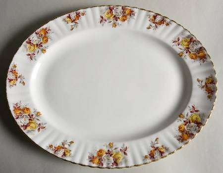 Lenora 15" Oval Serving Platter