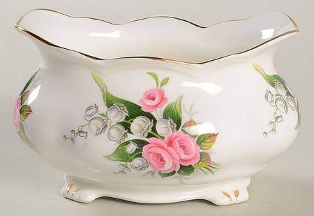 Lily of The Valley Mini Open Sugar Bowl
