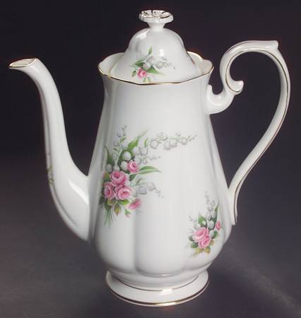 Lily of The Valley Coffee Pot & Lid