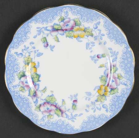 Lovelace Blue Bread & Butter Plate