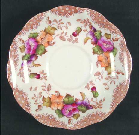 Lovelace Brown Saucer
