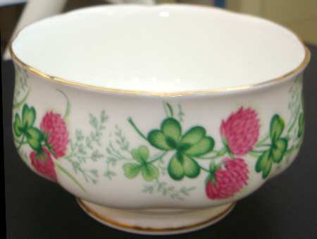 Lucky Clover Open Sugar Bowl