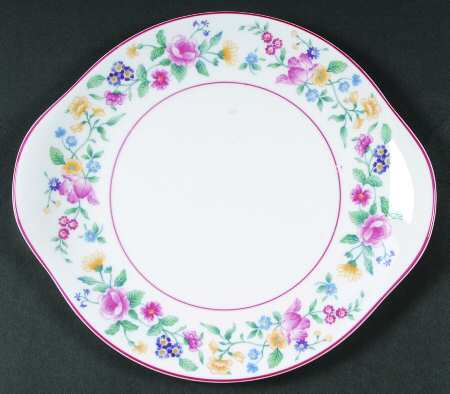 Marguerite Handled Cake Plate