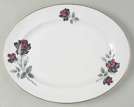 Masquerade 15" Oval Serving Platter