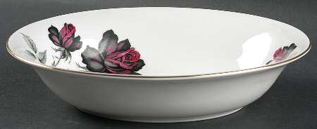 Masquerade 9" Oval Vegetable Bowl