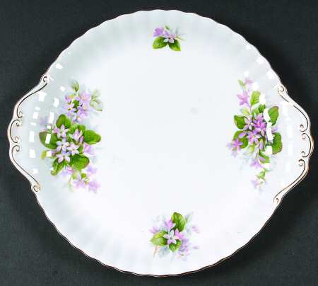 Mayflower Handled Cake Plate