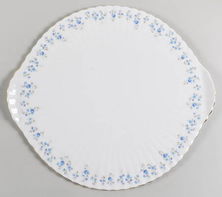 Memory Lane Low Footed Cake Plate