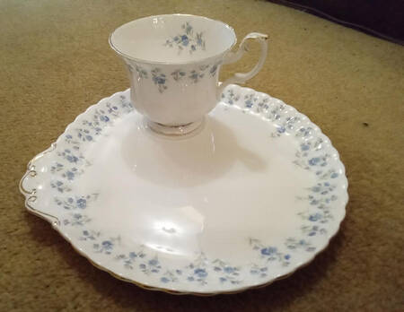 Memory Lane Snack Plate & Cup Set