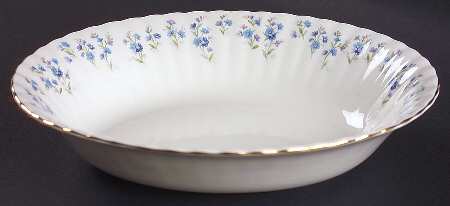 Memory Lane 9" Oval Vegetable Bowl by Royal Albert