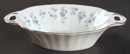 Memory Lane 5" Oval Sweet Meat Dish by Royal Albert