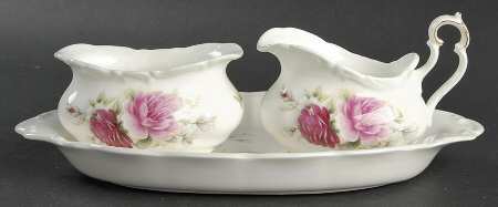 Memories Mini Creamer & Open Sugar with Tray
