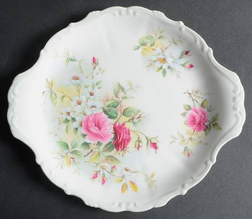 Memories Handled Cake Plate