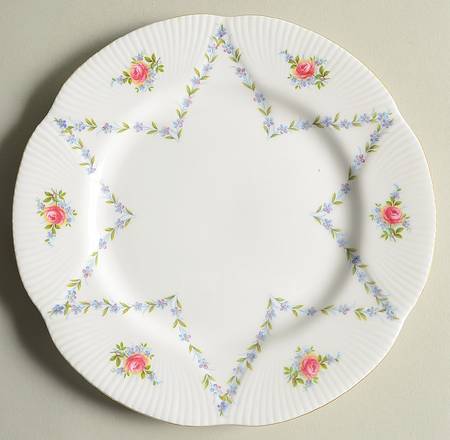 Minuet (Pink & Blue) Salad Plate
