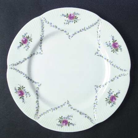 Minuet (Pink & Blue) Dinner Plate