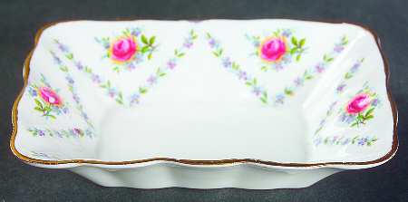 Minuet (Pink & Blue) 5" Rectangular Sweet Meat