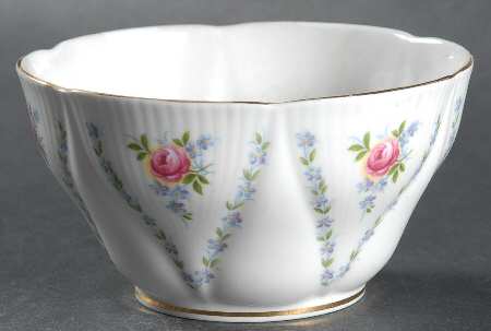 Minuet (Pink & Blue) Open Sugar Bowl