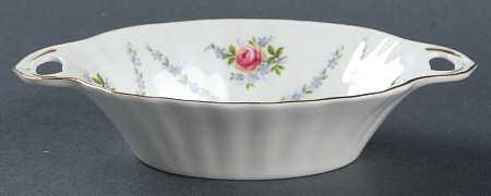 Minuet (Pink & Blue) 5" Oval Sweet Meat Dish