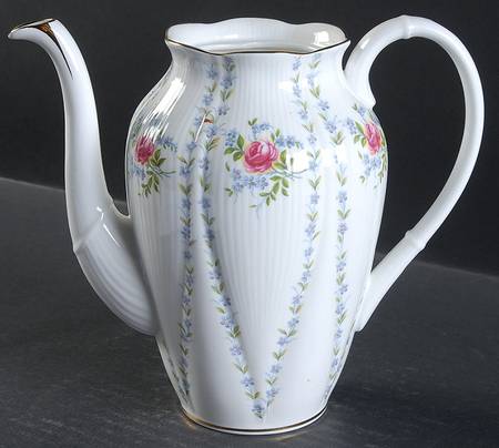 Minuet (Pink & Blue) Coffee Pot No Lid