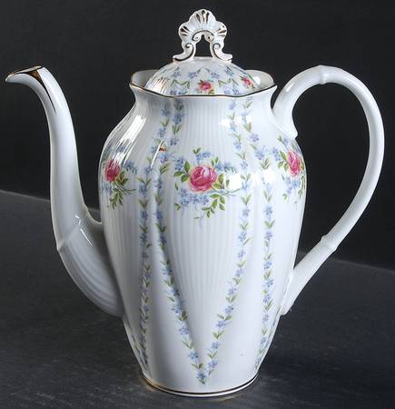Minuet (Pink & Blue) Coffee Pot & Lid