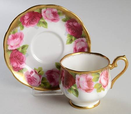 Mothers Day Footed Cup & Saucer Set