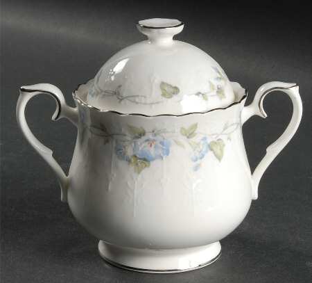 Morning Flower Sugar Bowl & Lid