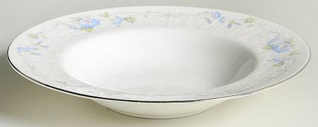 Morning Flower Rim Soup Bowl