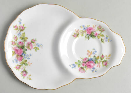 Moss Rose (Montrose Shape) Snack Plate