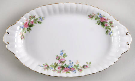 Moss Rose (Montrose Shape) Tray for Creamer & Sugar with Lid