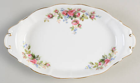 Moss Rose (Montrose Shape) Tray for Creamer & Open Sugar