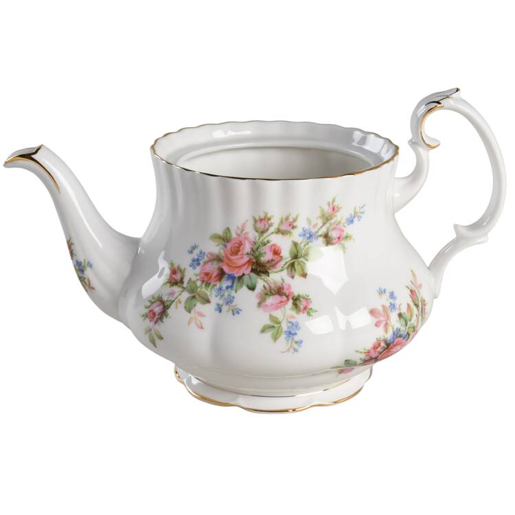 Moss Rose (Montrose Shape) Small Teapot No Lid