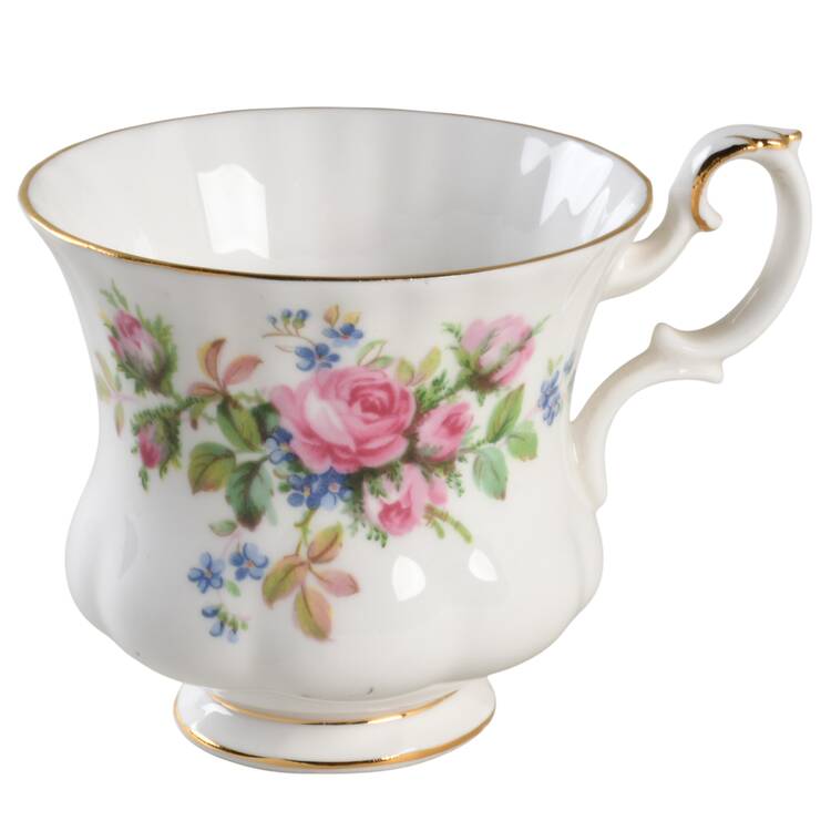 Moss Rose (Montrose Shape) Footed Demitasse Cup