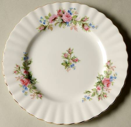 Moss Rose (Montrose Shape) Dessert/Pie Plate