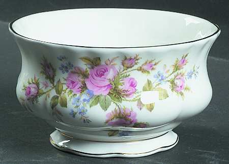 Moss Rose (Montrose Shape) Open Sugar Bowl