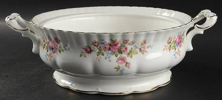 Moss Rose (Montrose Shape) Tureen No Lid