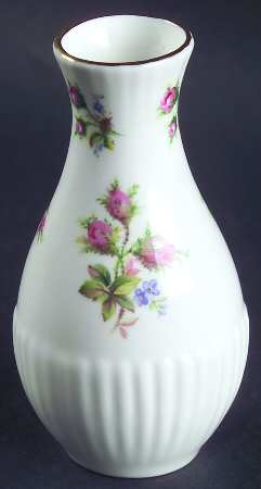 Moss Rose (Montrose Shape) 4" Bud Vase