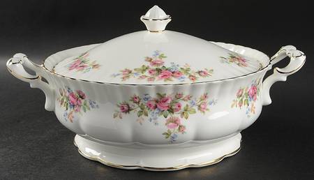 Moss Rose (Montrose Shape) Tureen & Lid
