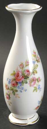 Moss Rose (Montrose Shape) 7" Bud Vase
